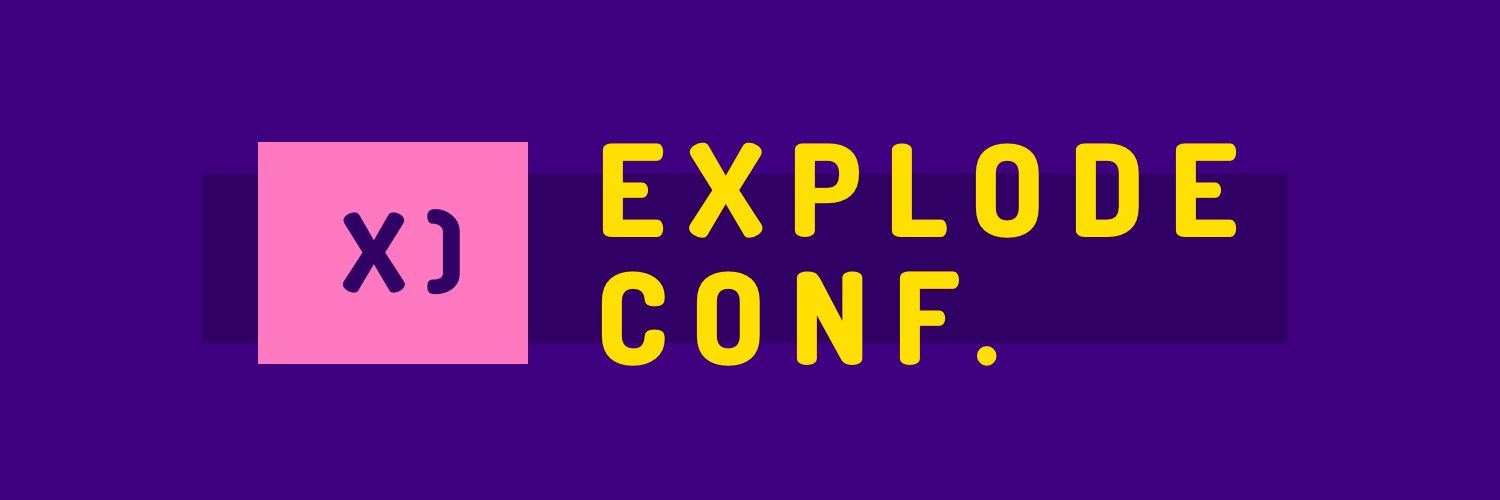 Explode Conference banner