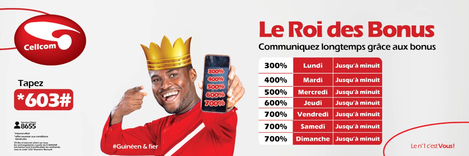Cellcom Guinée banner