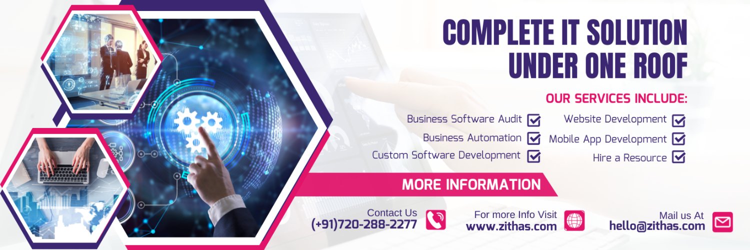 Zithas Technologies banner