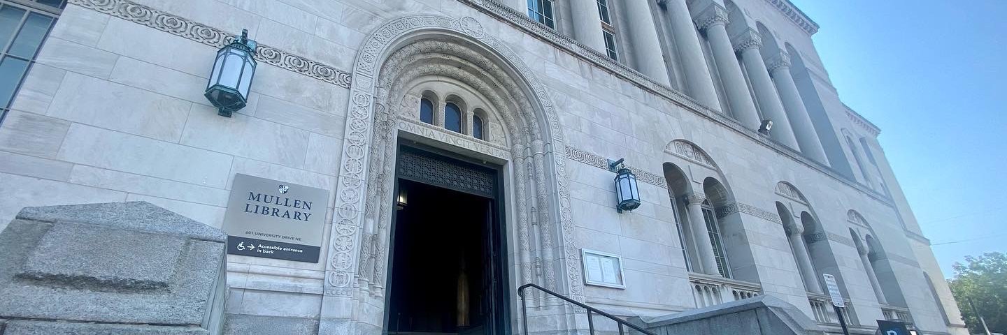 Catholic University Libraries banner