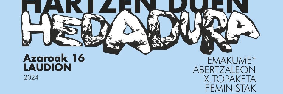 Bilboko Bilgune Feminista banner