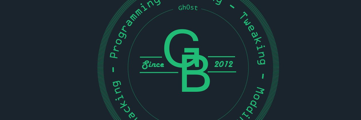 Gh0stByte's profile banner image