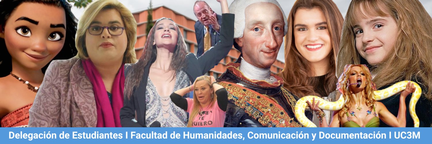 Delegación de Estudiantes FHCD UC3M banner
