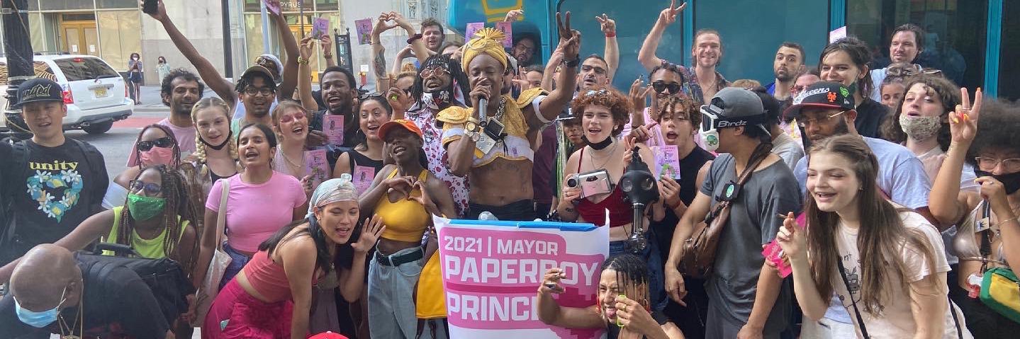 Paperboy Prince for NY Assembly D54 + NY - 7❤️😍❤️ banner