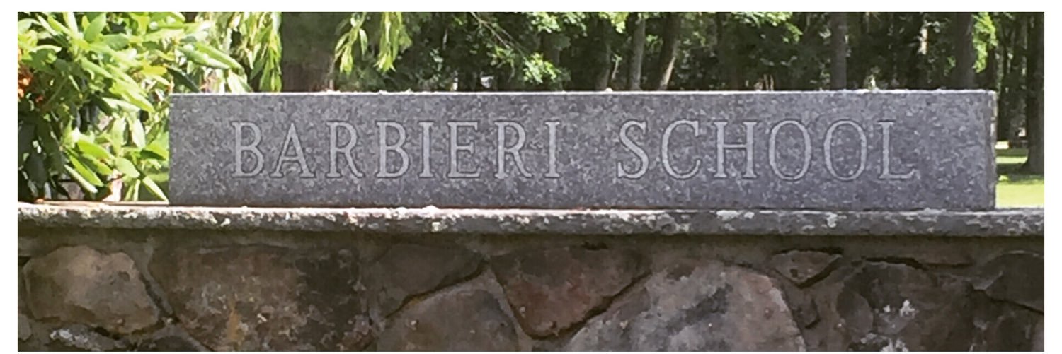 Barbieri Elementary School banner