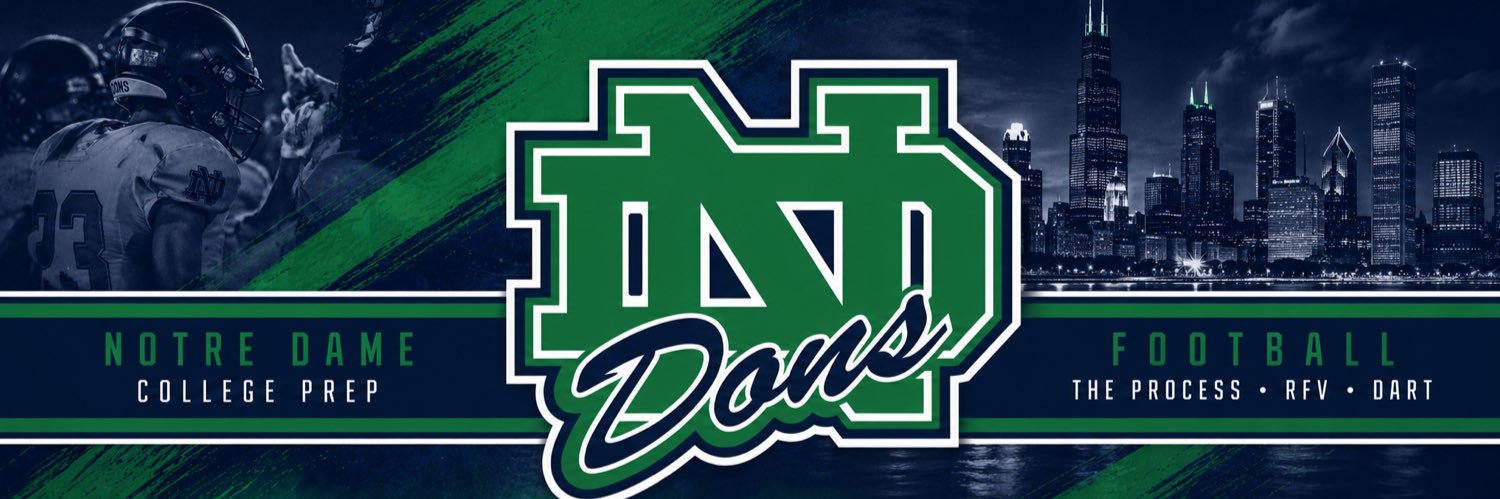 Notre Dame Dons Football banner