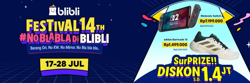 Blibli's banner