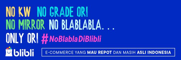 bliblidotcom Profile Banner