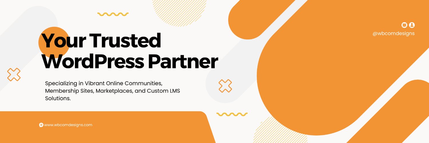 Wbcom Designs 💡 banner