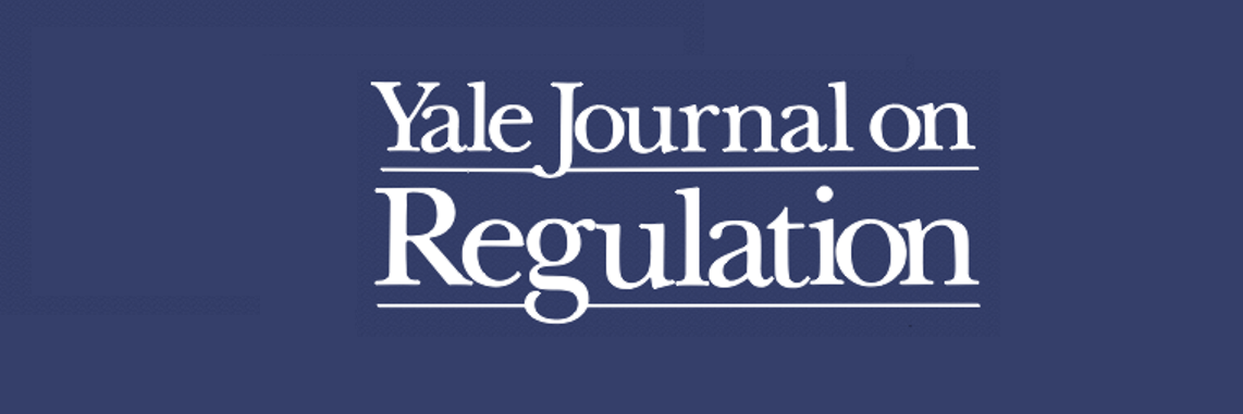Yale Journal on Regulation banner