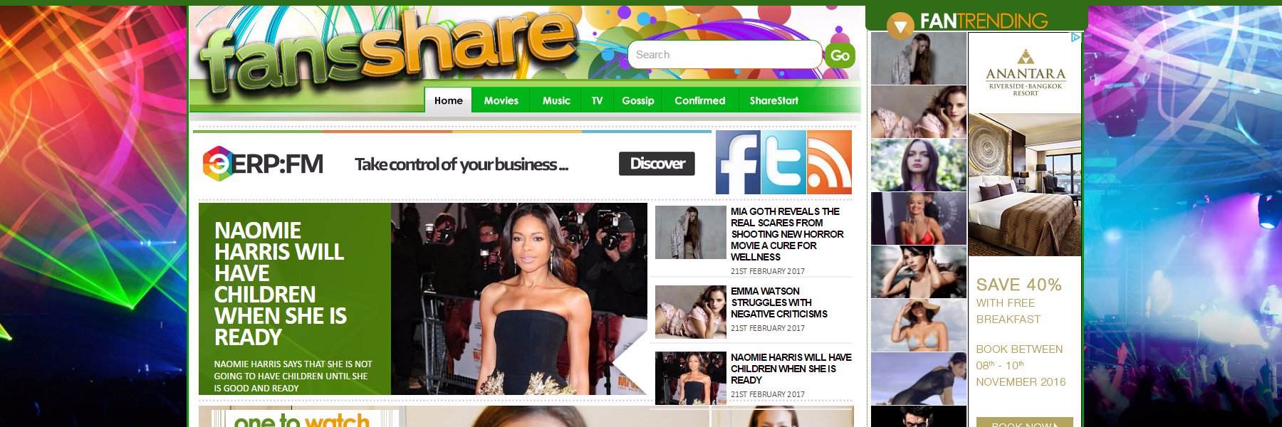 FansShare's profile banner image