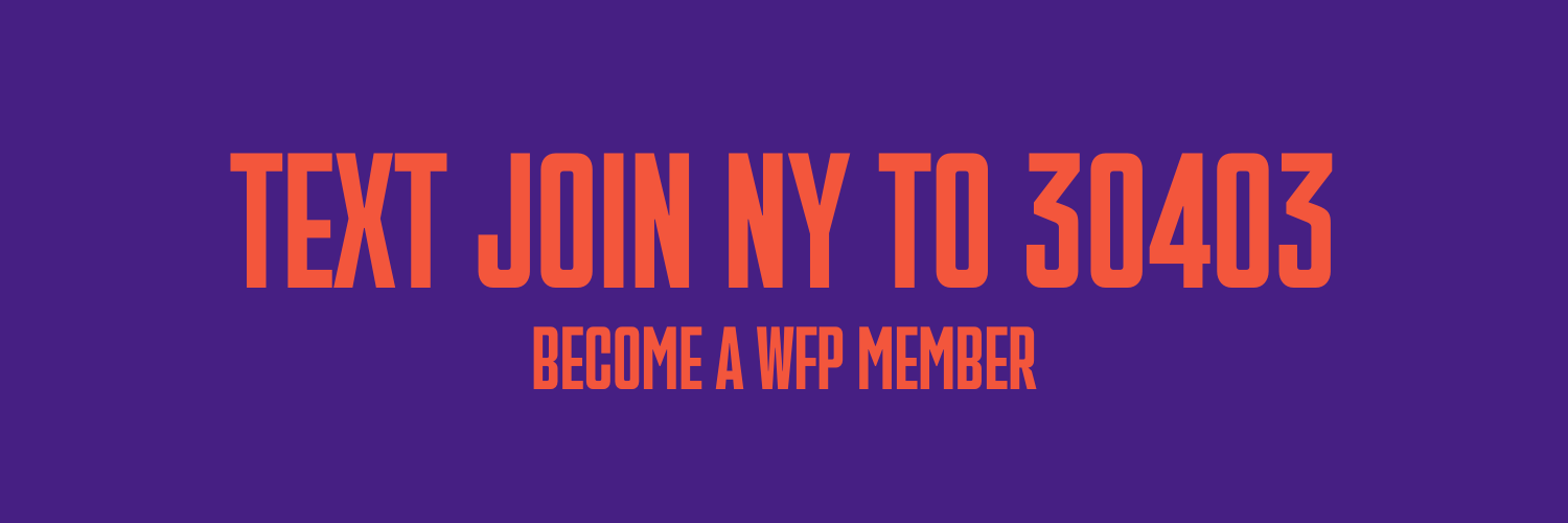 NY Working Families Party's banner