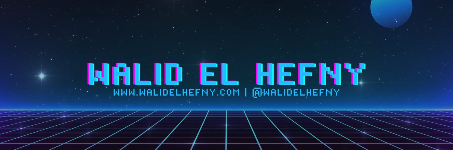 walidelhefny's profile banner image