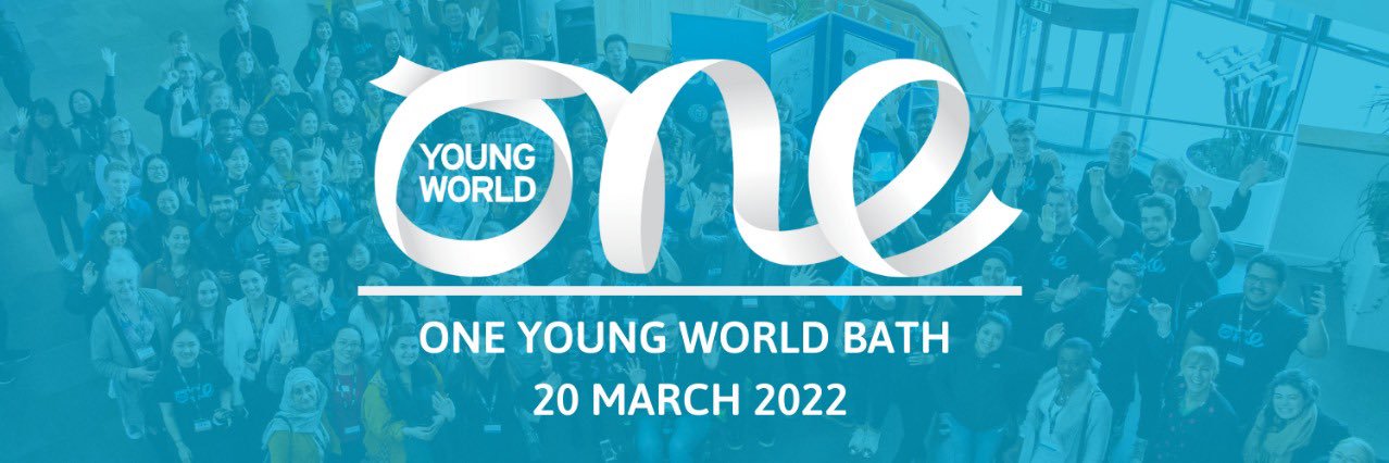 One Young World Bath banner