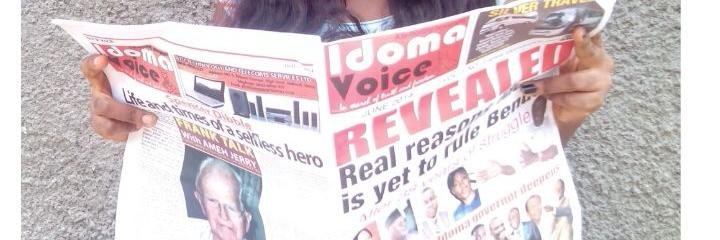 IDOMAVOICE NEWSPAPER banner