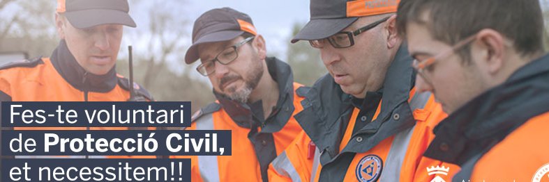 Voluntaris Protecció Civil Rubí banner