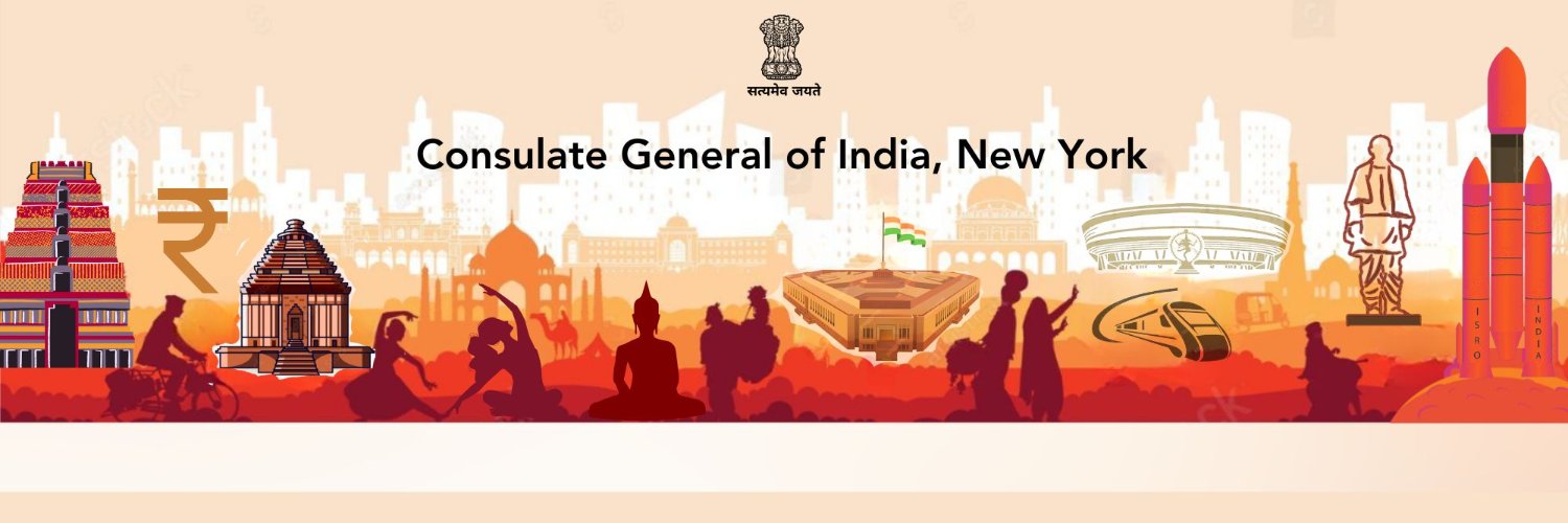 India in New York banner