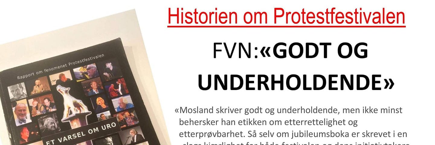 Protestfestivalen banner
