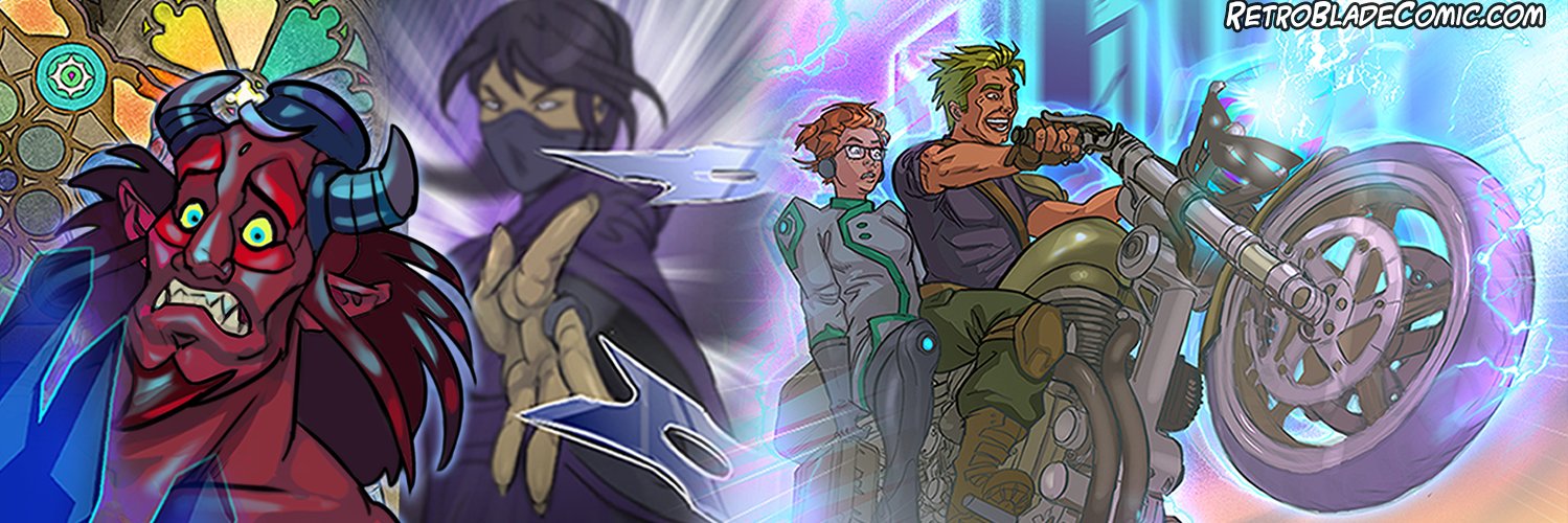 RetroBladeComic's profile banner image