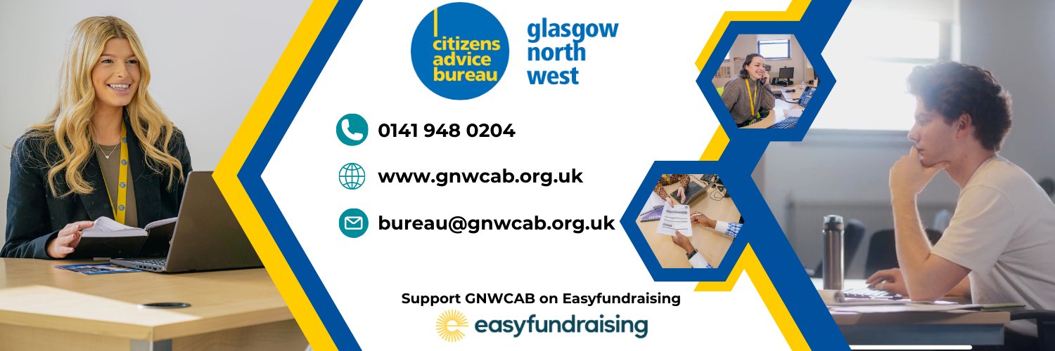 Glasgow North West Citizens Advice Bureau banner