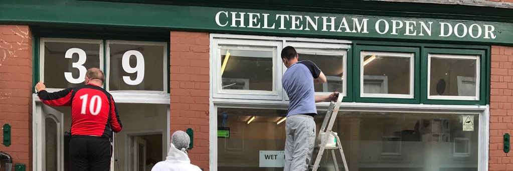 Cheltenham Open Door banner