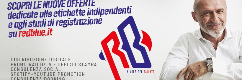 Red&Blue Music Relations banner