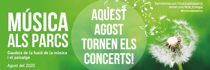 Música als Parcs banner