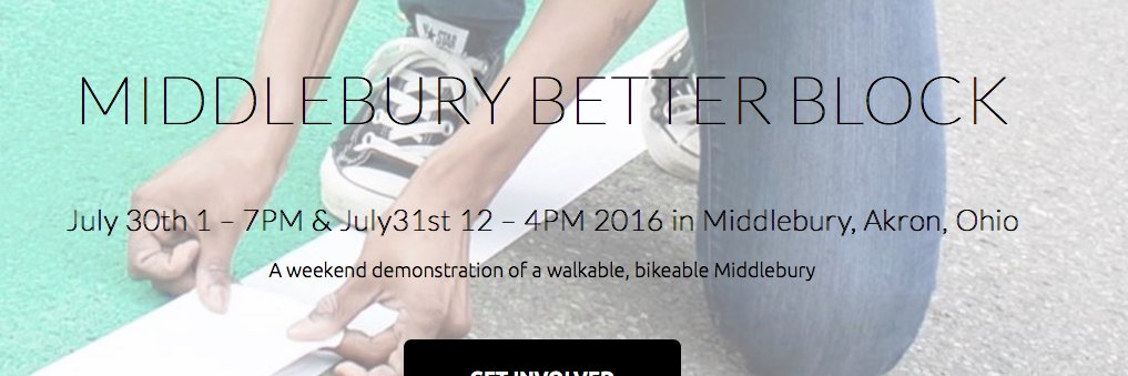 Akron Better Block banner