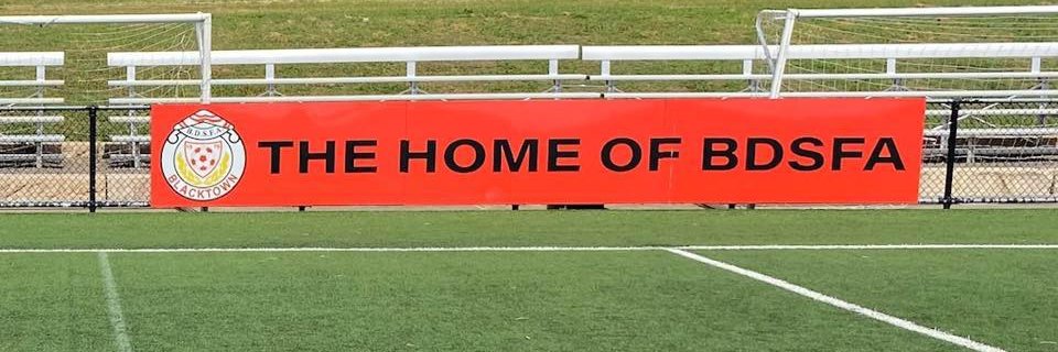 Blacktown Football banner