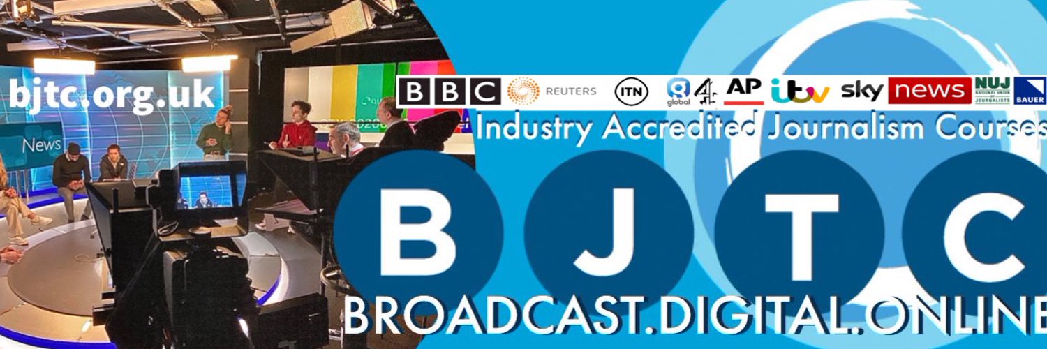 BJTC - Industry Accredited Journalism Courses Profile Banner