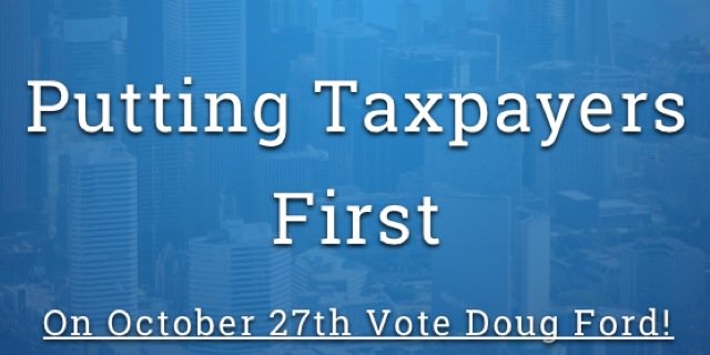 Doug Ford Voters banner