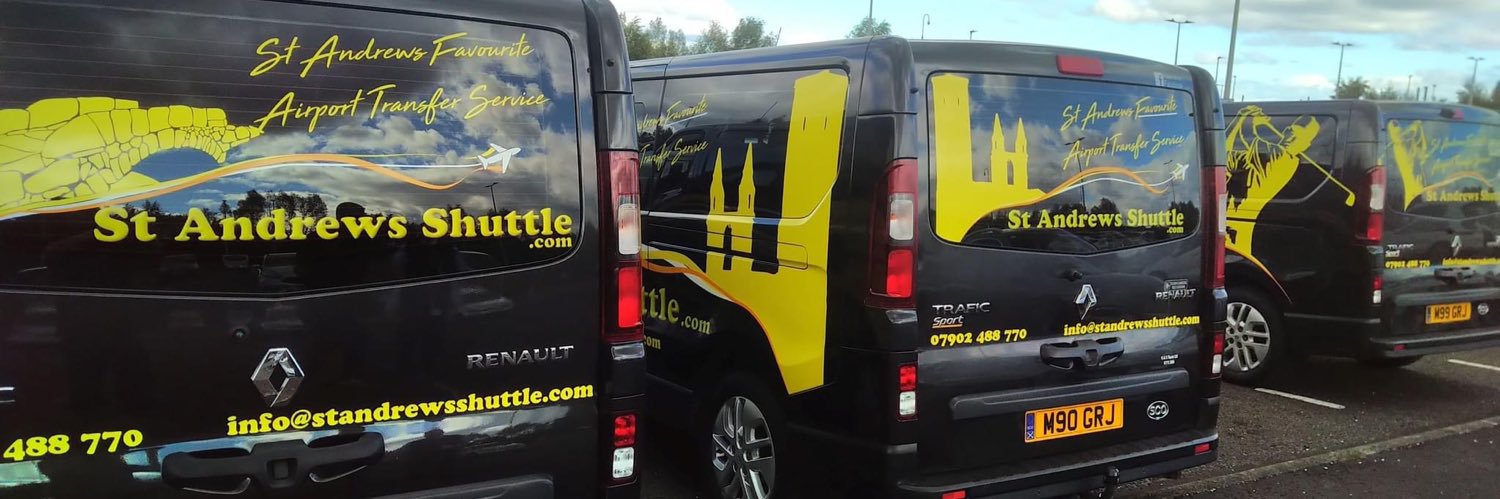 St Andrews Shuttle banner