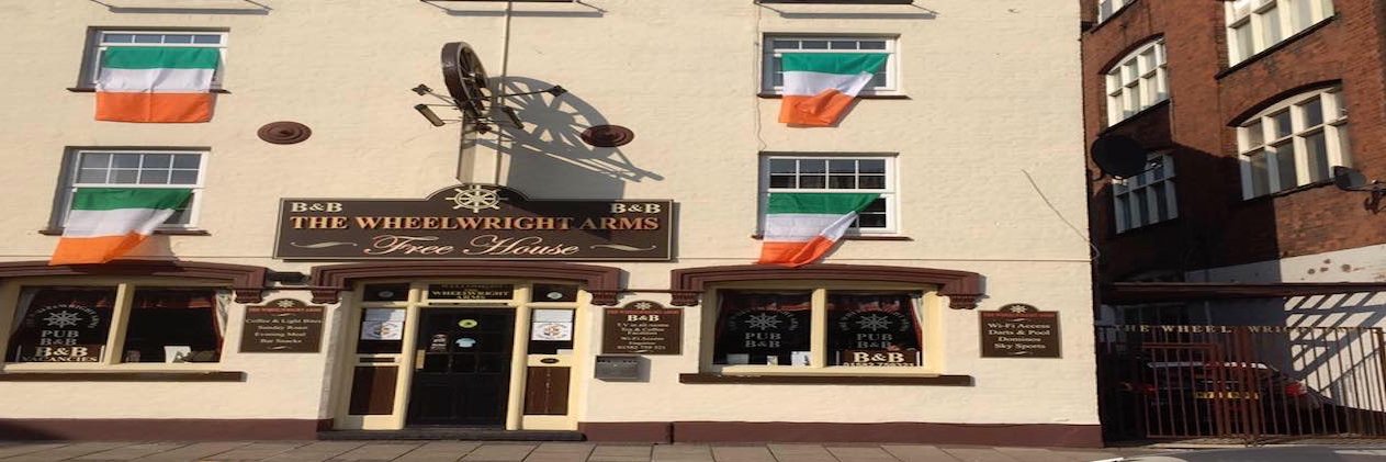 The Wheelwright Arms banner