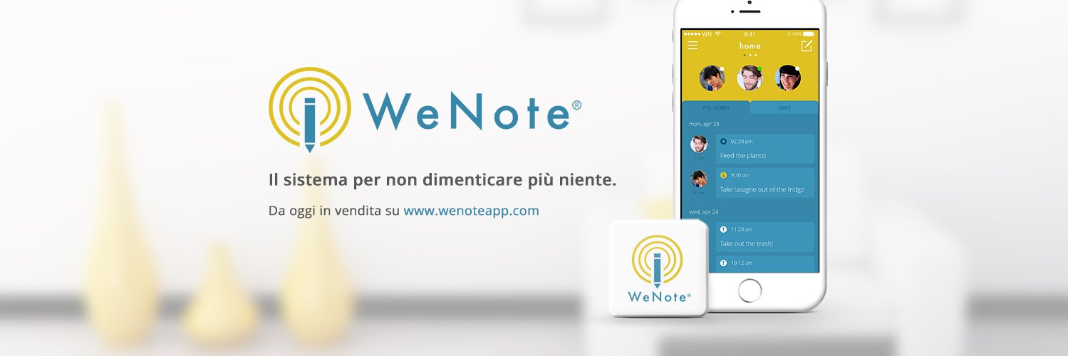 WeNote® banner