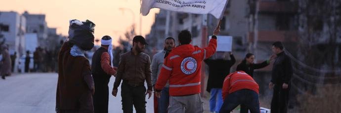 Kuwait Red Crescent  banner