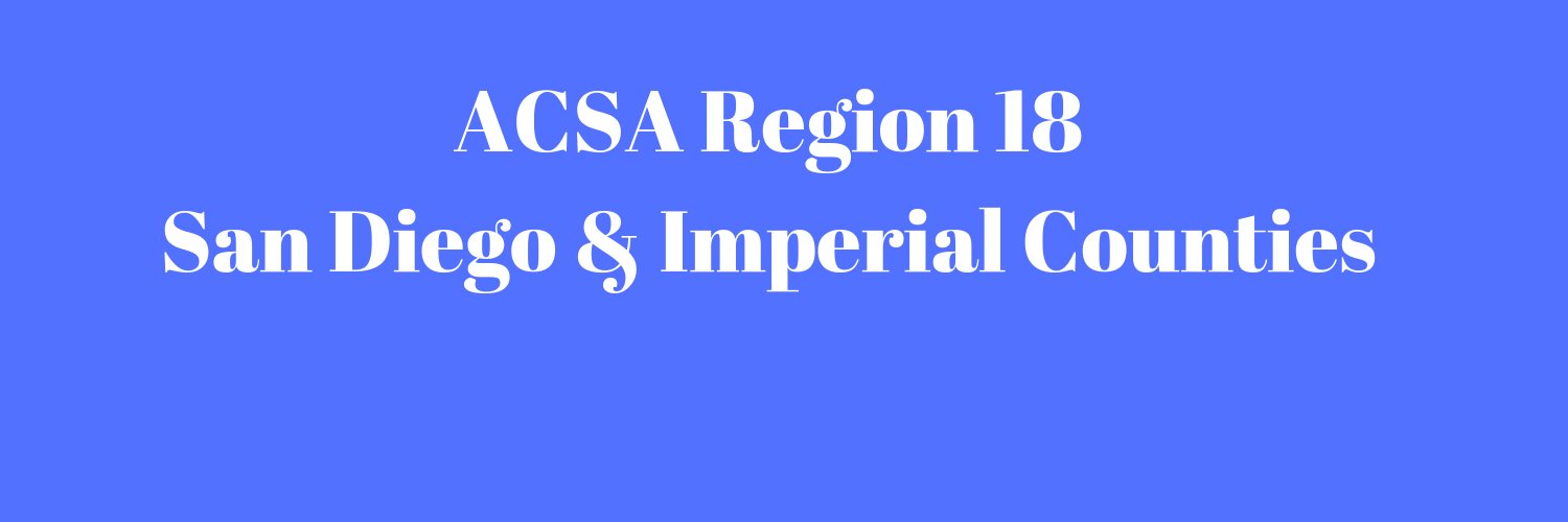 ACSA Region 18 banner