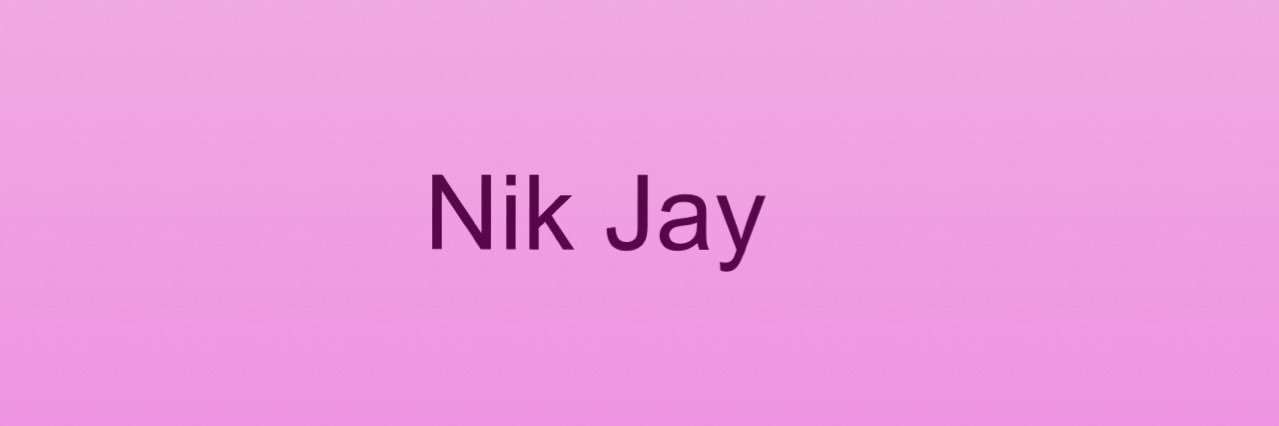 Nik Jay🎭 banner
