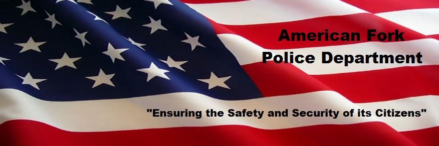 American Fork Police banner