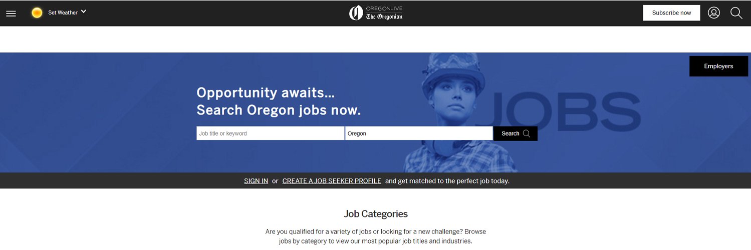 Oregon_Jobs's profile banner image