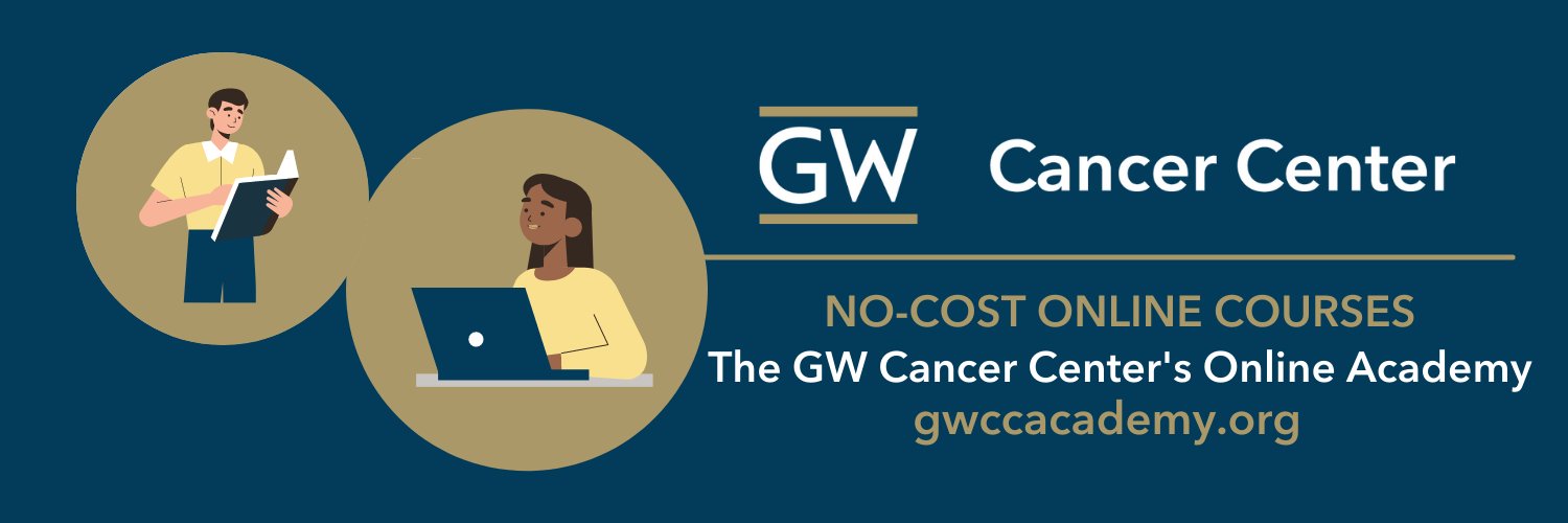 GW Cancer Center banner