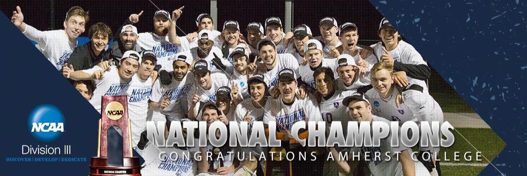 Amherst Men's Soccer banner