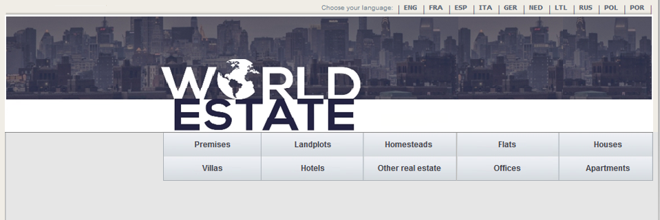 WorldEstate's profile banner image