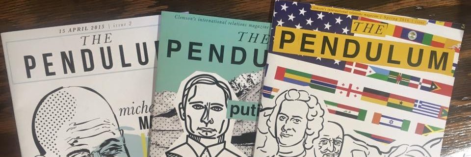 The Clemson Pendulum banner