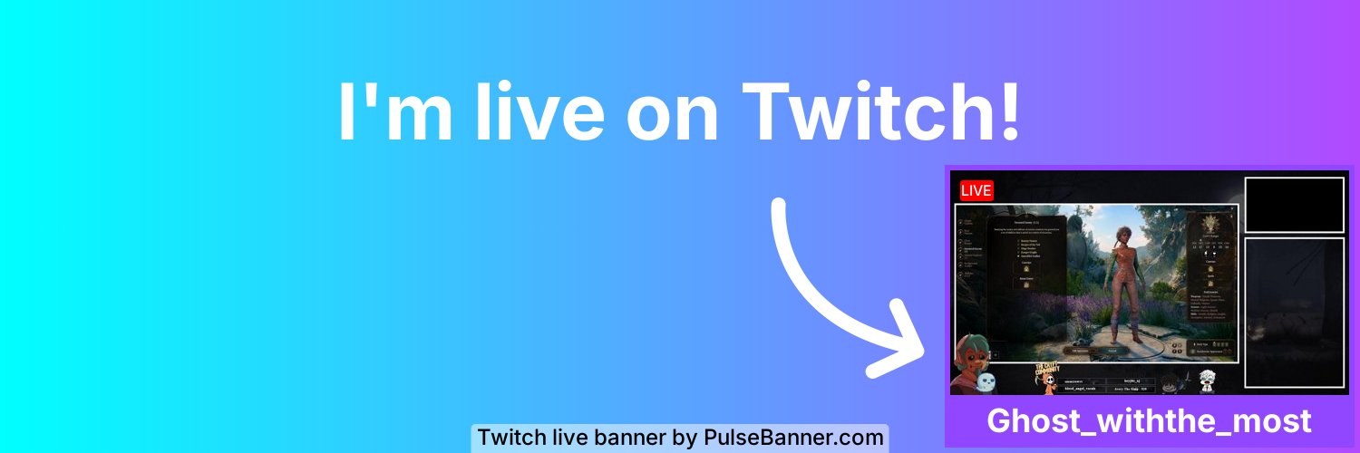 Ghostwithe_most's profile banner image