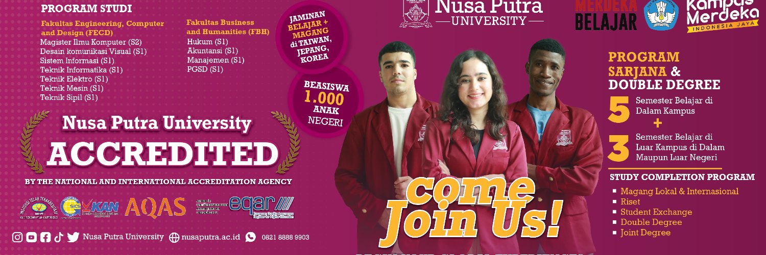 NUSAPUTRA_UNIV's profile banner image