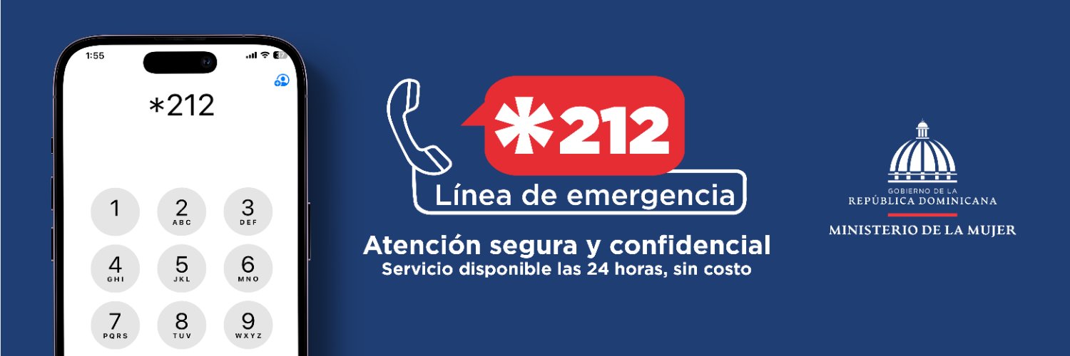 Ministerio de la Mujer República Dominicana banner