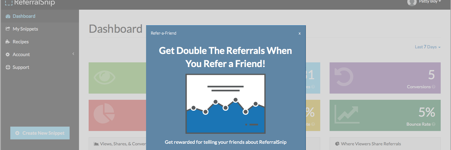 referralsnip's profile banner image