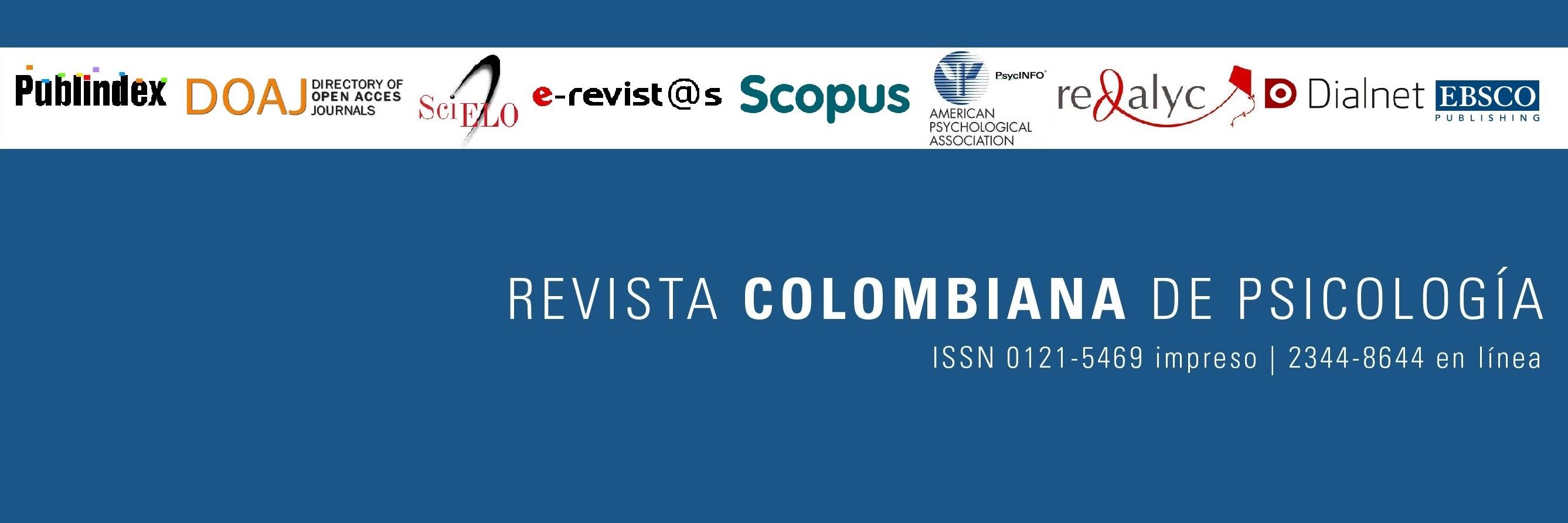 Revista Colombiana de Psicología banner