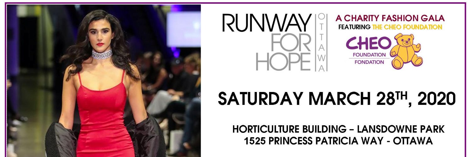 Runway For HOPE banner