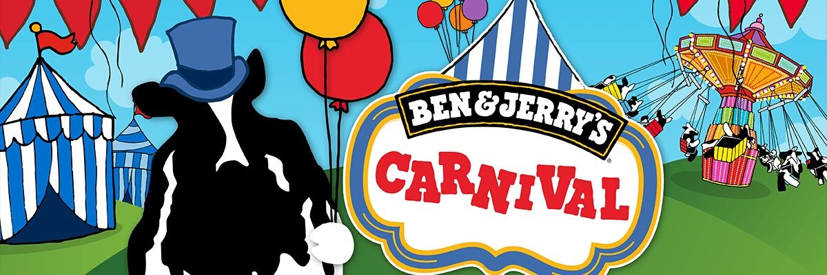 Ben & Jerry's Carnival banner